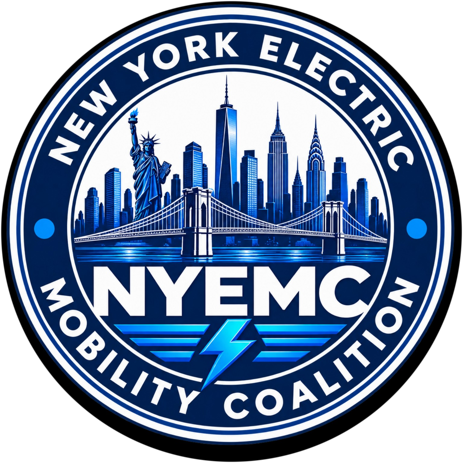 New York Electric Mobility Coalition emblem